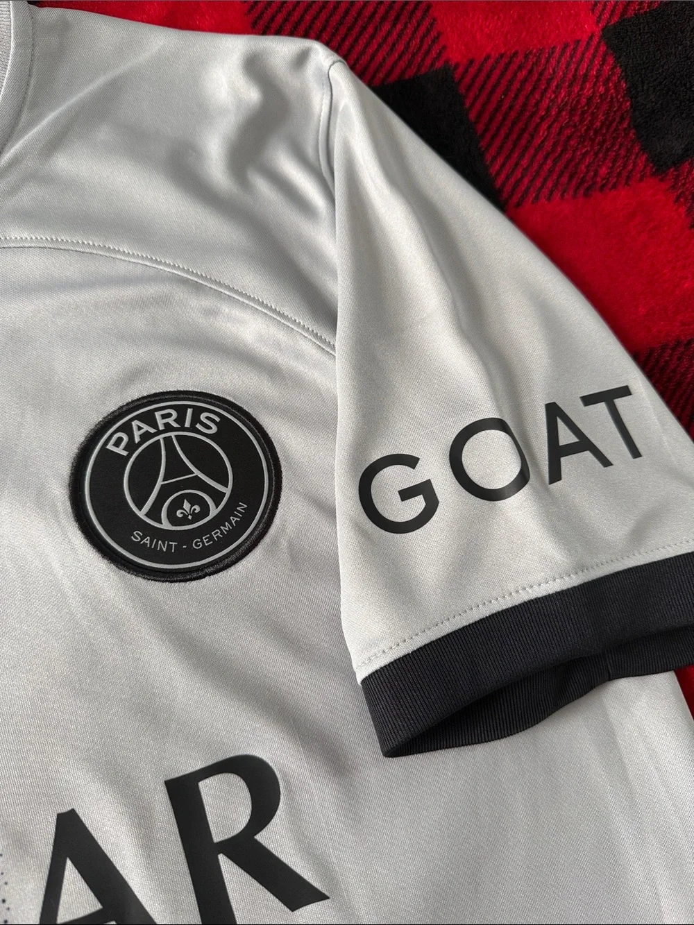 Paris Saint-Germain (PSG) #7 Kylian Mbappe 2022-23 Jordan Away Ligue 1 Jersey
